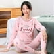 thumbnail image 1 of Pijamas de algodón para niños y niñas, conjunto de ropa de dormir con dibujos de animales de Navidad, otoño e invierno, 2022, 1 of 4
