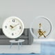 thumbnail image 2 of Reloj de pared,Reloj de pared decorativo,moderno y elegante.,Reloj de pared redondo silencioso y sin tictac,regalo,Estatua de niña,Estatuas de mujeres y niñas,figuritas decorativas elegantes, 2 of 8