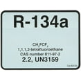thumbnail image 1 of Etiqueta De Identificación De Refrigerante Codificada Por Colores Diversitech R-134A (04134), 1 of 3