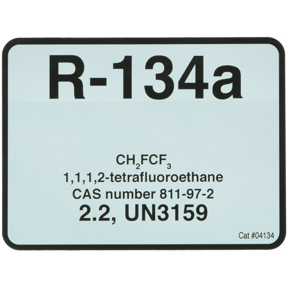 Etiqueta De Identificación De Refrigerante Codificada Por Colores Diversitech R-134A (04134)