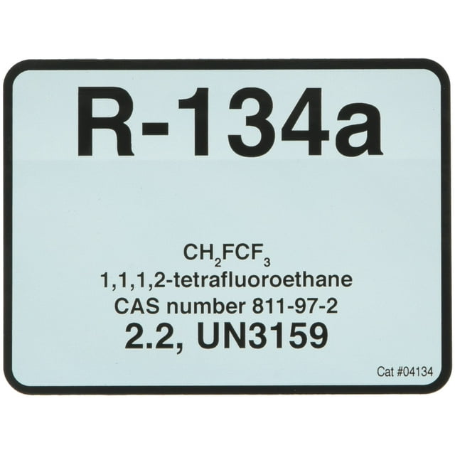 Etiqueta De Identificación De Refrigerante Codificada Por Colores Diversitech R-134A (04134)