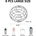 thumbnail image 2 of 8Pcs Shaker Balls Protein Ball, 304 Stainless Steel Shaker Ball Replacement, 2 of 7