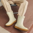 thumbnail image 2 of AUXDIQ Wellington Boots Men Mid-calf Wellies Waterproof Rain Boots Outdoor Garden Shoes, 2 of 5