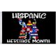 thumbnail image 1 of Banderas de la Herencia Hispana Nacional de 3x5 pies con ojales de latón para decoración del hogar, diseño de banderas de países hispanos, divertidas banderas y pancartas para exteriores., 1 of 3