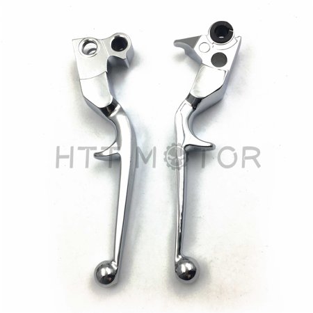 HTT-MOTOR Chrome Brake Clutch Lever For Harley Davidson Xl Sportster 883 1200 Softail