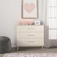 thumbnail image 2 of Commode Monarch Hill Clementine blanche à 3 tiroirs, 2 of 9