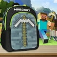 thumbnail image 5 of Minecraft Backpack 16" 3D Molded Pickaxe  Bag, 5 of 7