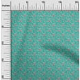 thumbnail image 2 of oneOone Cotton Cambric Sea Green Fabric Baroque Diy Clothing Quilting Fabric Print Fabric By Yard 42 Inch Wide, 2 of 4