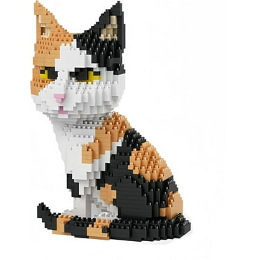 NICKSUN Cartoon Cat 3D Mini Building Blocks, 1390 Pieces, Educational ...
