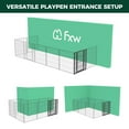 thumbnail image 2 of FXW Homeplus Dog Playpen Designed for Indoor Use, 1 Add-on Gate, 32" Height for Medium Dogs│Patented, 2 of 4