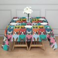 thumbnail image 3 of Boston Terrier Square Tablecloth,Waterproof Square Table Cover,Wipeable Spillproof Washable Table Cover for Home Kitchen Party Decor 60"x60"(152x152cm), 3 of 6