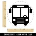 thumbnail image 2 of City Bus Stop Public Transportation icon Self-Inking Rubber Stamp Ink Stamper - Orange Ink - Small 3/4 Inch, 2 of 7