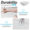 thumbnail image 3 of Air Mattress Queen with Built in Pump,Blow Up Mattress with Fiber-Tech, Inflatable Camping Bed, 3-Min Self Inflating with Carrying Bag (18”White Grey), 3 of 8