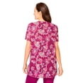 thumbnail image 2 of Woman Within Plus Size Miracle Mesh Overlay Tunic, 2 of 6
