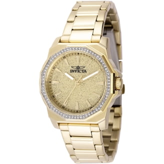 Invicta Women's 1898 Russian Diver Lefty Rose Gold Tone Skeleton