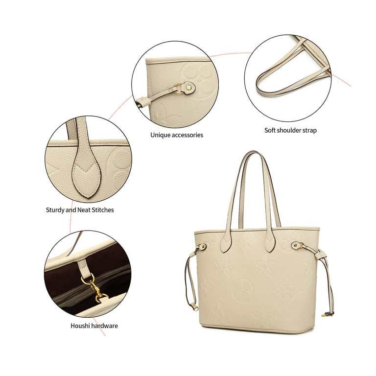 Mila Kate Top Handle Satchel Bags for Women | Women's Shoulder Purses and Handbags | Black Messenger Tote Bag for Ladies | Large 16.1 x 7.5 x 13.4
