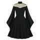 thumbnail image 1 of Hallow Women Casual Dress Half High Collar Neck Soild Vestido de mujer de manga larga Fridja  nbo516, 1 of 9
