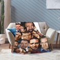 thumbnail image 4 of Blanket Nicolas Cage Soft and Comfortable Wool Fleece Throw Blankets Gift for Home Decoration Sofa Office car Camping Yoga Travel Home Decoration Cozy Plush Beach, 4 of 5