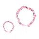 thumbnail image 1 of EeaseMX diademas y pulseras de flores para novia, dama de honor, niñas, guirnalda para el cabello, pulsera floral para boda, compromiso (rosa), 1 of 6