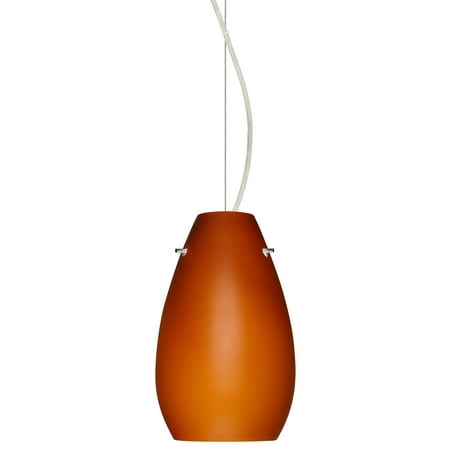 

Besa Lighting 1Kx-412680 Pera 1 Light Cable-Hung Pendant - Nickel