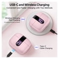 thumbnail image 3 of Bluetooth Headphones True Wireless Earbuds 60H Playback LED Power Display Earphones with Wireless Charging Case IPX5 Waterproof in-Ear Ear buds with Mic for TV Smart Phone Laptop Computer Sports, 3 of 7