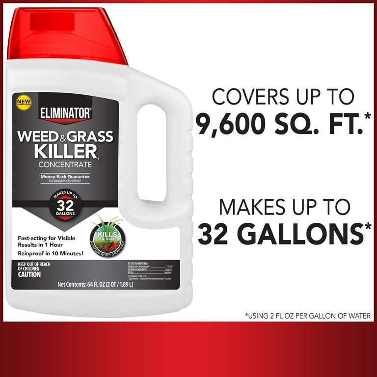 Eliminator Weed Grass Killer Concentrate Herbicide 64 1204