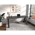 thumbnail image 5 of Serenity A-Frame Writing Office Desk for Home and Office, 72"x30" Charcoal Pattern Top, Black Frame, 5 of 5