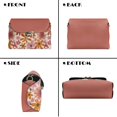 thumbnail image 7 of TSOVTHRID Doodle Daisy Pink Print Crossbody Purse for Women Small Crossbody Bag Crossover Shoulder Bag Cell Phone Leather Handbag with Chain Strap, 7 of 7