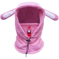 thumbnail image 2 of Balaclava Ski Mask,Full Face Coverage Windproof Fleece Mask,Essential Winter Gear for Motorcycling,Skiing,Snowboarding and Extreme Cold Pink, 2 of 4