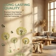 thumbnail image 6 of Unique Bargains 70 PCS Foil Dandelion Wall Decals Self Adhesive Yellow 35.4" x 11.8", 6 of 7