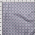 thumbnail image 3 of oneOone Silk Tabby Fabric Geometric & Floral Block Printed Craft Fabric BTY 42 Inch Wide, 3 of 4
