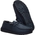 thumbnail image 4 of HEYDUDE Women Wendy Stretch Canvas Wide , Black, 7, 4 of 6