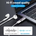 thumbnail image 4 of Adaptador de audio USB C a iPhone Fidioto para iPhone Silver, 4 of 6