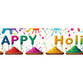 thumbnail image 3 of Colorful Splatter Design Holi Themed Banner Background Party Decorations for Holi Festival Celebrations Photo Booth Backdrop Party Supplies Decor Props for Holi Events, 3 of 7