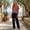 Brown, variant on Linen Sets For Women Trouser Pants Suits Matching Set Summer Linen Beach Set Womens Two Piece Sets Vacation Outfits For Women Cotton Sets For Women 2 Piece 2 Piece Outfits For Women