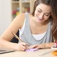 thumbnail image 3 of Clearance Under $1, 1 Pack 0.7mm Ballpoint Pen, Smooth Writing Plastic Pen for Office and Journaling, Detachable & Refillable Design for Daily Use, 12.3cm(Gold), 3 of 5