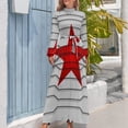 thumbnail image 3 of Vestido largo de Soldado de Invierno Vestidos de mujer verano Vestido de verano Vestidos de noche para mujer Falda de mujer, 3 of 4