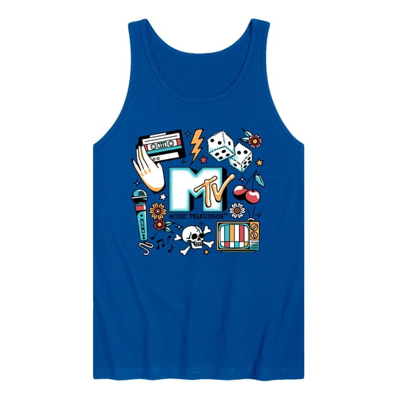 MTV - MTV Flash Tattoos - Men's Sleeveless Graphic Tank