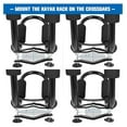 thumbnail image 2 of 2Pairs Universal Kayak Roof Rack, J-Bar Roof Top with Straps, Foam Pad & Buckles, Mount Crossbar on Van Car for , Boat, Kayak, Canoes, Ski Board, 2 of 9