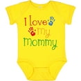 thumbnail image 3 of Inktastic I Love My Mommy Handprints Boys or Girls Baby Bodysuit, 3 of 5