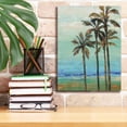 thumbnail image 6 of Epic Graffiti 'Copper Palms I' by Silvia Vassileva, Canvas Wall Art, 12"x16", 6 of 8