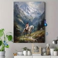 thumbnail image 4 of Napoleon Mountain Equestrian Oil Painting Canvas，Vintage Decor for Living Room Bedroom Office Dining Room Hotel Library, 4 of 8
