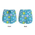 thumbnail image 3 of Daiia Starfish Pattern Women's 2 in 1 Running Shorts - Lightweight Athletic Workout Gym Yoga Shorts Liner with Phone Pockets-Medium, 3 of 7