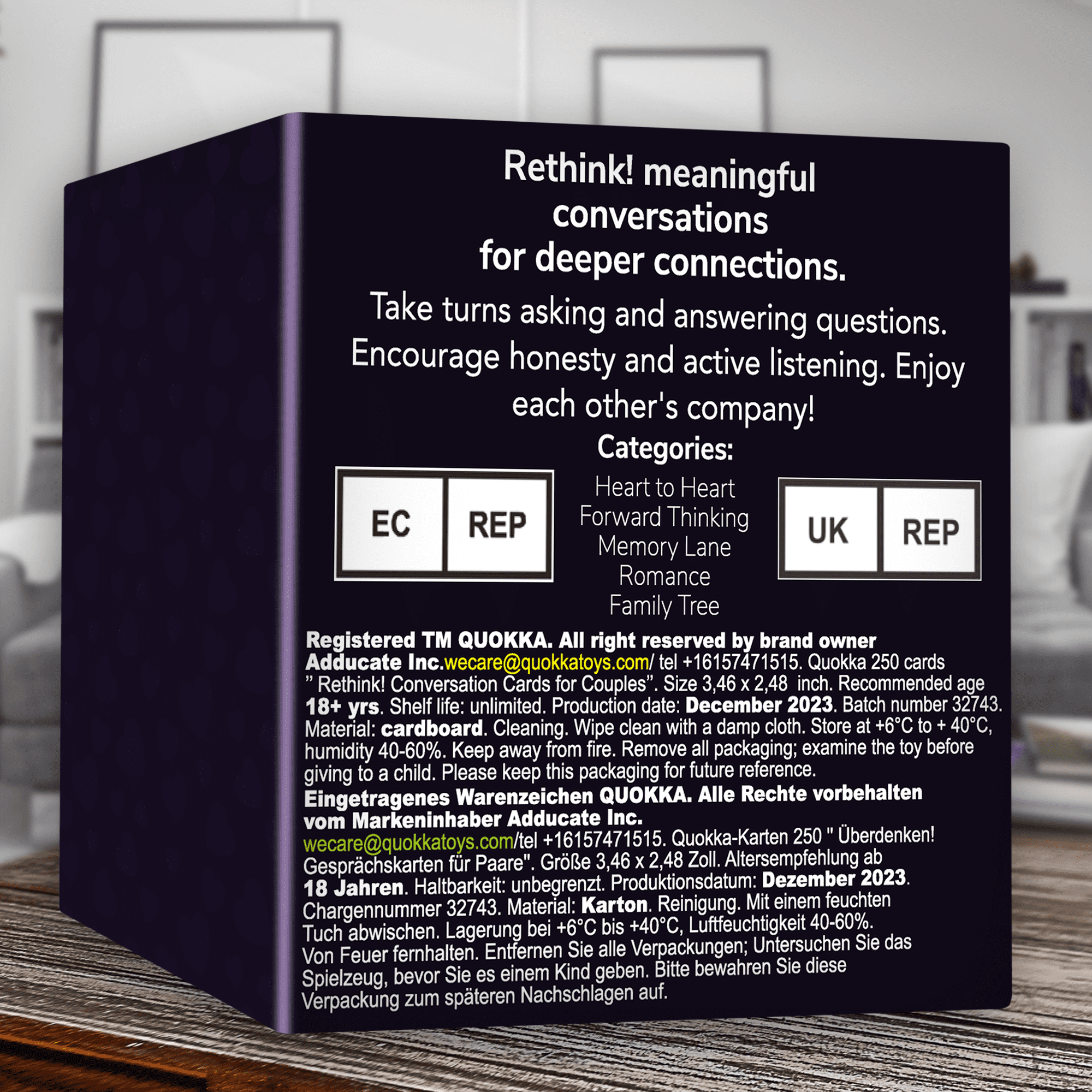 Quokka Couples Card Games 500 Questions - Date Night Games for Adults Conversation Starters Activity
