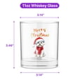 thumbnail image 5 of Merry Christmas Maltese Enjoys Woofmas Winter Xmas Holiday 11oz Whiskey Glass Mug Maltese Dog Lover Gifts Idea Whiskey Cocktail Glasses Cup - 02022, 5 of 5