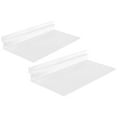 thumbnail image 1 of Mobutofu 2Set Slatwall Shelves Transparent Plastic Shoe Holder for Wall Minimalist Style, 1 of 8