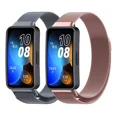 thumbnail image 1 of 2 Correa Metal Compatible Con Huawei Band 8 Acero Inoxidable, 1 of 8
