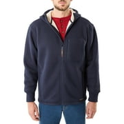 Men's Smith's Workwear Sherpa-Lined Hooded Thermal Shirt Jacket Color: Heather Navy Size: L