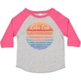 thumbnail image 3 of Inktastic Lake Erie Distressed Retro Sunset Boys or Girls Toddler T-Shirt, 3 of 5