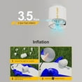 thumbnail image 6 of Electric Mini Air Pump with LED Lantern Portable Air Compressor for Outdoor Camping Bed 3.5Kpa Quick Inflate Deflate, 6 of 9